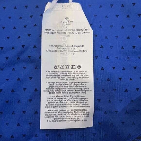 NWOT Ripcurl Classic Surf Full Coverage Bikini Bottom XL Reversible Blue - Picture 10 of 16